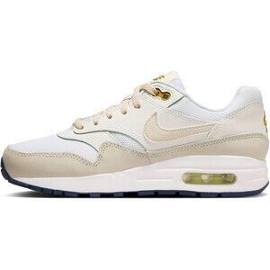 Nike Air Max 1 DZ3307-103 Sneakers Kids 7 Off-White Athletic Walking Shoes DWA13
